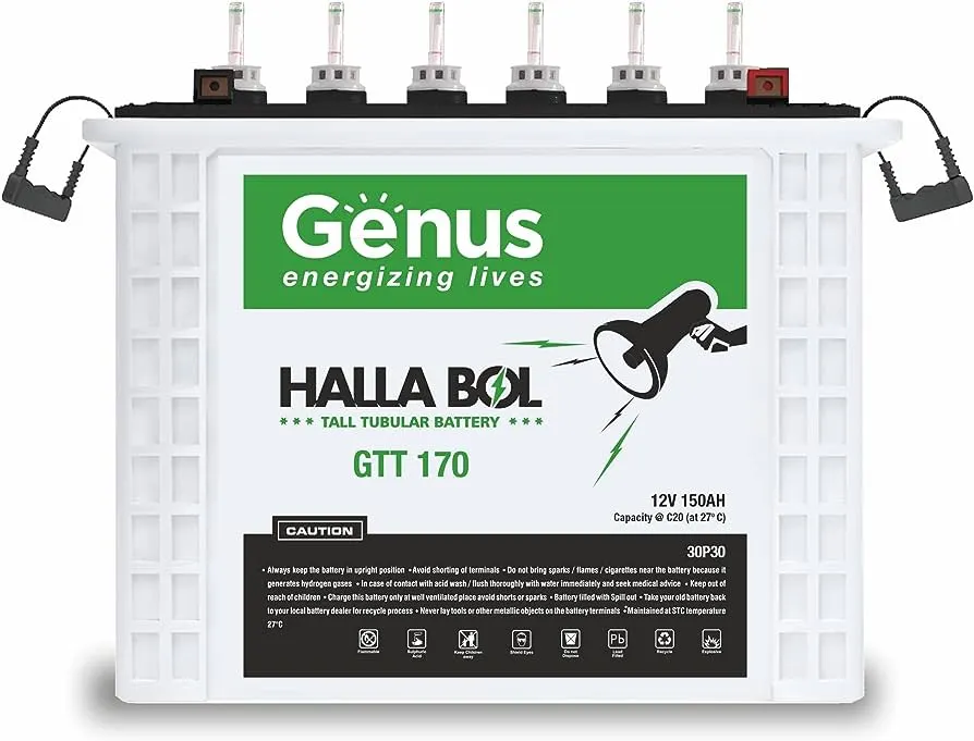 inverter battery genes 150ah