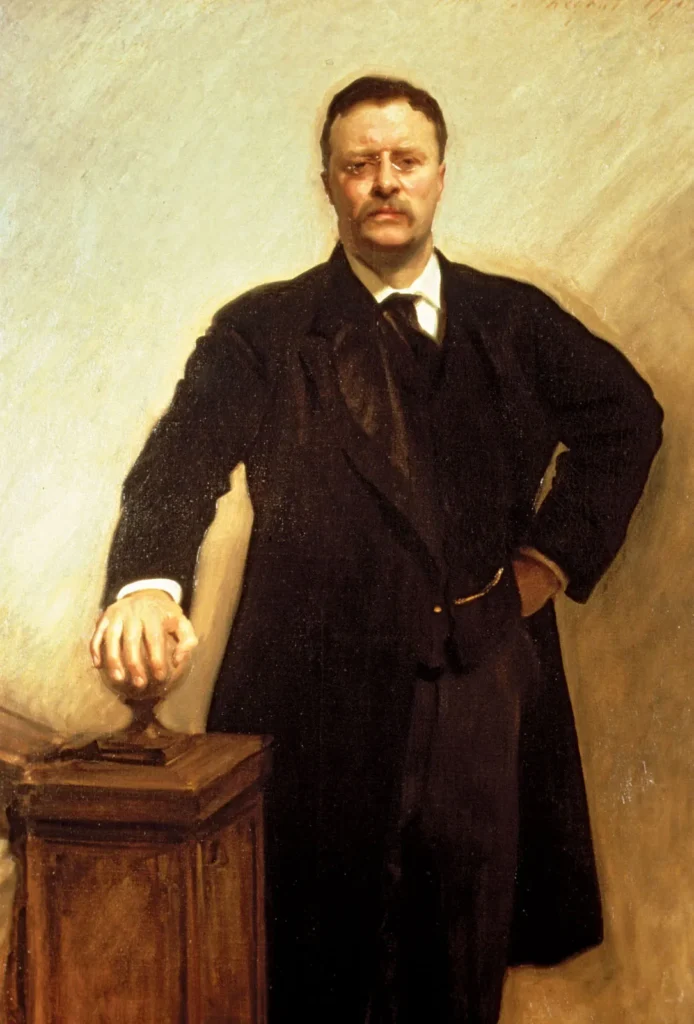 Portrait-canvas-oil-Theodore-Roosevelt-John-Singer-1903